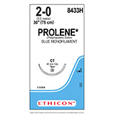 ETHICON Suture, PROLENE, Taper Point, CT, 30", Size 2-0. MFID: 8433H (USA ONLY)