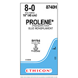 ETHICON Suture, PROLENE, Taper Point, BV175-6 / BV175-6, 18", Size 8-0. MFID: 8740H (USA ONLY)