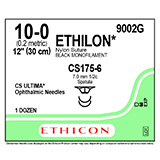 ETHICON Suture, ETHILON, ULTIMA - Spatula, CS175-6 / CS175-6, 12", Size 10-0. MFID: 9002G (USA ONLY)