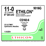 ETHICON Suture, ETHILON, ULTIMA - Spatula, CS160-6 / CS160-6, 6", Size 11-0. MFID: 9016G (USA ONLY)