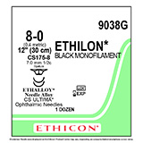 ETHICON Suture, ETHILON, ULTIMA - Spatula, CS175-8 / CS175-8, 12", Size 8-0. MFID: 9038G (USA ONLY)
