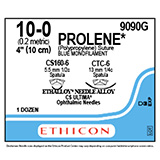 ETHICON Suture, PROLENE, ULTIMA - Spatula, CS160-6 / CTC-6, 4", Size 10-0. MFID: 9090G (USA ONLY)
