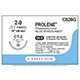 ETHICON Suture, PROLENE, Taper Point, CT-2, 8-18", Size 2-0. MFID: C826G
