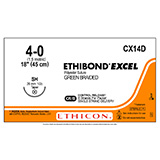 ETHICON Suture, ETHIBOND EXCEL, Taper Point, SH, 8-18", Size 4-0. MFID: CX14D (USA ONLY)