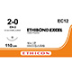 ETHICON Suture, ETHIBOND EXCEL (D-SPECIAL), Size 0, 44" (110cm), GREEN, Non-Absorbable, Needle EN-3, 24mm, Taper Point, 1/2 Circle, 1 dz/bx. MFID: EC12
