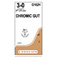 ETHICON Suture, Surgical Gut - Chromic, Taper Point, SH-1, 27", Size 3-0. MFID: G182H