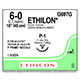 ETHICON Suture, ETHILON, Precision Point - Reverse Cutting, P-1, 18", Size 6-0. MFID: G697G