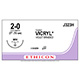 ETHICON VICRYL (POLYGLACTIN 910) Suture, Taper Point, Size 2-0, 27", Violet Braided, Needle MH, 1/2 Circle. MFID: J323H