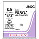 ETHICON Suture, Coated VICRYL, SABRELOC - Spatula, S-14 / S-14, 8", Size 6-0. MFID: J590G