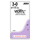 ETHICON Suture, Coated VICRYL, Standard & Short Length Sutures, 54", Size 3-0. MFID: J606H