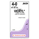 ETHICON Suture, Coated VICRYL, Standard & Short Length Sutures, 3-18", Size 4-0. MFID: J643H