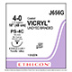 ETHICON Suture, Coated VICRYL, Precision Point - Reverse Cutting, PS-4C, 18", Size 4-0. MFID: J656G