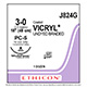 ETHICON Suture, Coated VICRYL, Precision Cosmetic- Conventional Cutting PRIME, PC-5, 18", Size 3-0. MFID: J824G