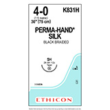 ETHICON Suture, PERMA-HAND, Taper Point, SH, 30", Size 4-0. MFID: K831H (USA ONLY)