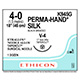 ETHICON Suture, PERMA-HAND, TAPERCUT, V-4, 18", Size 4-0. MFID: K945G