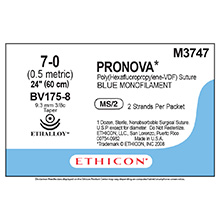 ETHICON Suture, PRONOVA, Taper Point, BV175-8 / BV175-8, 2-24", Size 7-0. MFID: M3747