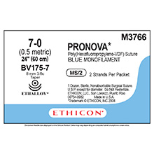 ETHICON Suture, PRONOVA, Taper Point, BV175-7 / BV175-7, 2-24", Size 7-0. MFID: M3766