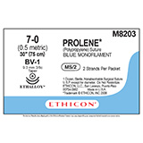 ETHICON Suture, PROLENE, Taper Point, BV-1 / BV-1, 2-30", Size 7-0. MFID: M8203 (USA ONLY)