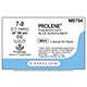 ETHICON Suture, PROLENE, TAPERCUT, CC / CC, 4-24", Size 7-0. MFID: M8704