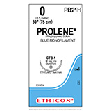 ETHICON Suture, PROLENE, ETHIGUARD - Blunt Point, CTB-1, 30", Size 0. MFID: PB21H (USA ONLY)