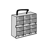 ETHICON Portable Carrying Rack, 1-Sided. MFID: PCR1 (USA ONLY)