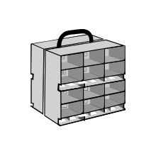 ETHICON Portable Carrying Rack, 2-Sided. MFID: PCR2