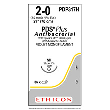 ETHICON Suture, PDS Plus, Taper Point, SH, 27", Size 2-0. MFID: PDP317H