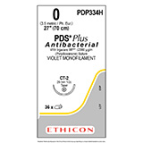 ETHICON Suture, PDS Plus, Taper Point, CT-2, 27", Size 0. MFID: PDP334H (USA ONLY)
