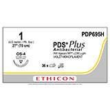 ETHICON Suture, PDS Plus, Reverse Cutting, OS-4, 27", Size 1. MFID: PDP695H (USA ONLY)