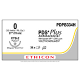 ETHICON Suture, PDS Plus, ETHIGUARD - Blunt Point, CTB-2, 27", Size 0. MFID: PDPB334H (USA ONLY)