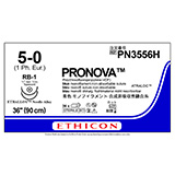 ETHICON Suture, PRONOVA POLY, Size 5-0, 36", Blue Monofilament, Needle RB-1 RB-1, Taper Point, 1/2 Circle, 3 dz/bx. MFID: PN3556H (USA ONLY)