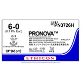 ETHICON Suture, PRONOVA POLY, Size 6-0, 24". Blue Monofilament, Needle C-1 C-1, Taper Point, 3/8 Circle, 3 dz/bx. MFID: PN3726H (USA ONLY)