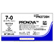 ETHICON Suture, PRONOVA POLY, Size 7-0, 24", Blue Monofilament, Needle BV175-6, Taper Point, 3/8 Circle, 3 dz/bx. MFID: PN3735H