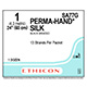 ETHICON Suture, PERMA-HAND, SUTUPAK Pre-Cut Sutures, 13-24", Size 1. MFID: SA77G