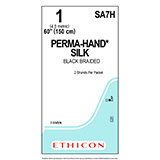 ETHICON Suture, PERMA-HAND, SUTUPAK Pre-Cut Sutures, 2-60", Size 1. MFID: SA7H (USA ONLY)