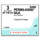 ETHICON Suture, PERMA-HAND, SUTUPAK Pre-Cut Sutures, 2-60", Size 3. MFID: SA9G