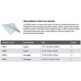ETHICON ULTRAPRO Mesh, Flat Mesh; 2.4" x 4.3" (6cm x 11cm), 3/ Box. MFID: UMS3 (USA ONLY)