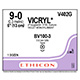 ETHICON Suture, Coated VICRYL, Taper Point, BV100-3, 5", Size 9-0. MFID: V402G