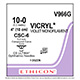 ETHICON Suture, Coated VICRYL, ULTIMA - Spatula, CSB-6, 4", Size 10-0. MFID: V966G