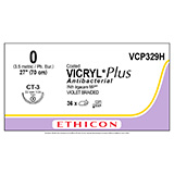 ETHICON Suture, Coated VICRYL Plus, Taper Point, CT-3, 27", Size 0. MFID: VCP329H (USA ONLY)