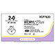 ETHICON Suture, Coated VICRYL Plus, Reverse Cutting, CP-2, 8-18", Size 2-0. MFID: VCP762D