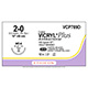 ETHICON Suture, Coated VICRYL Plus, Taper Point, MO-6, 8-18", Size 2-0. MFID: VCP789D