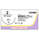 ETHICON Suture, Coated VICRYL Plus, Taper Point, TP-1, 27", Size 2, 2 dozens. MFID: VCP880T