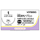 ETHICON Suture, Coated VICRYL Plus, Blunt Point, TPB-1, 4-27", Size 1. MFID: VCPB650G