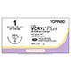 ETHICON Suture, Coated VICRYL Plus, Taper Point, CT-1, 8-27", Size 1. MFID: VCPP40D