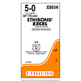 ETHICON Suture, ETHIBOND EXCEL, TAPERCUT, V-5, 30", Size 5-0. MFID: X951H (USA ONLY)