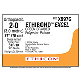 ETHICON Suture, ETHIBOND EXCEL, Trocar Point, STP-10 / STP-10, 27", Size 2-0. MFID: X997G (USA ONLY)