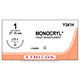 ETHICON Suture, MONOCRYL, Taper Point, CT-1, 27", Size 1. MFID: Y341H