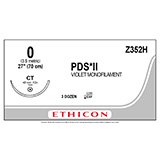 ETHICON Suture, PDS II, Taper Point, CT, 27", Size 0. MFID: Z352H (USA ONLY)