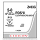 ETHICON Suture, PDS II, Precision Point - Reverse Cutting, P-3, 18", Size 5-0. MFID: Z493G